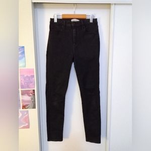 Abercrombie Curve Love Super Skinny High Rise Black Jeans Size 6/28